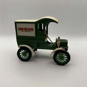 Green Vintage Toy Delivery Truck